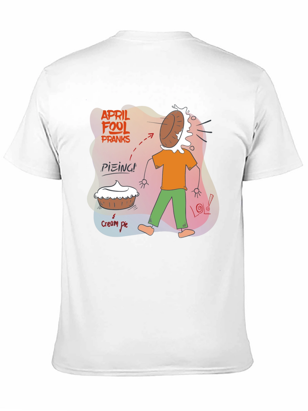 April Fools Day Cream Pie Prank T-Shirt