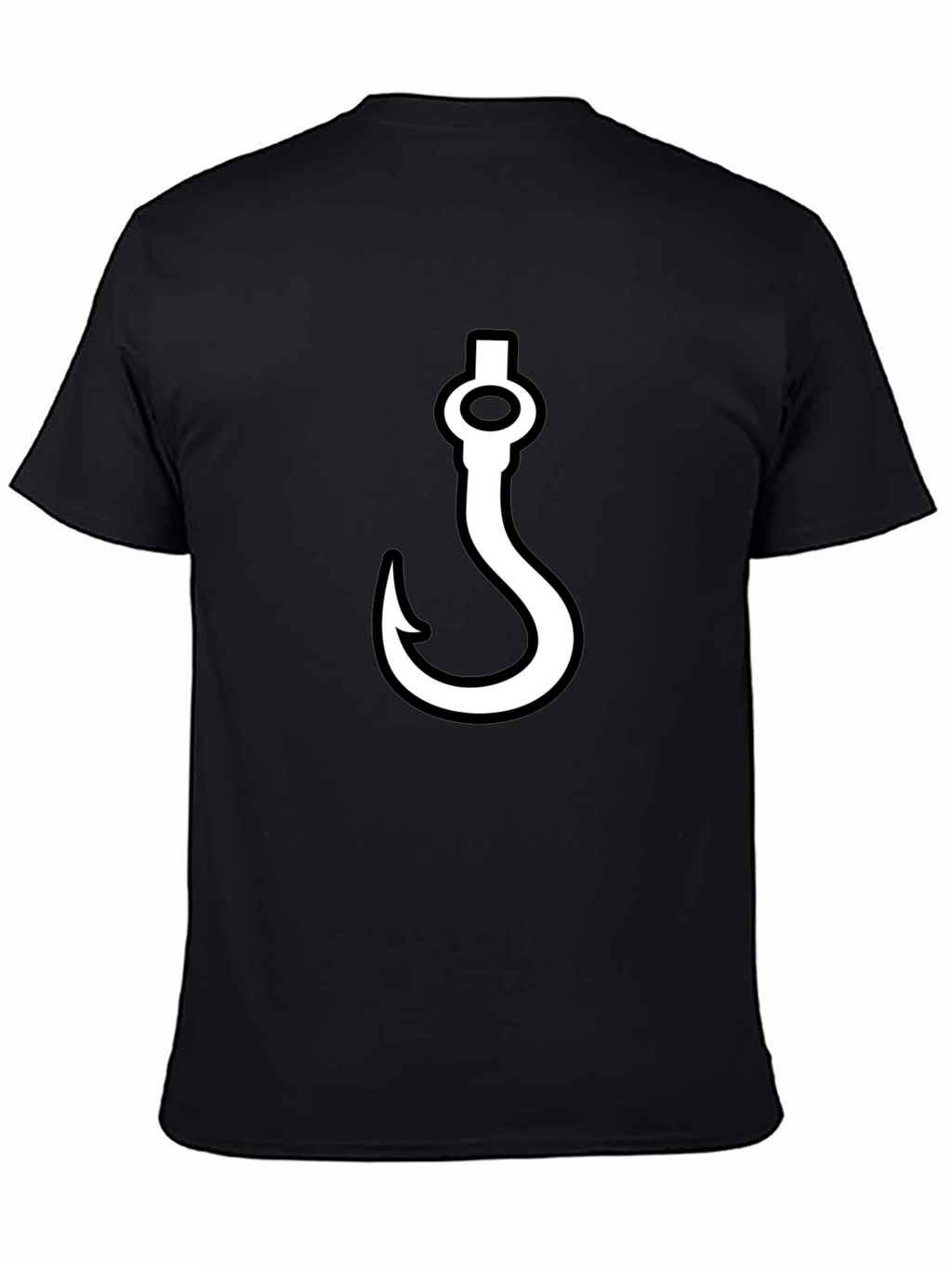 Hook Graphic T-Shirt - Black Casual Tee