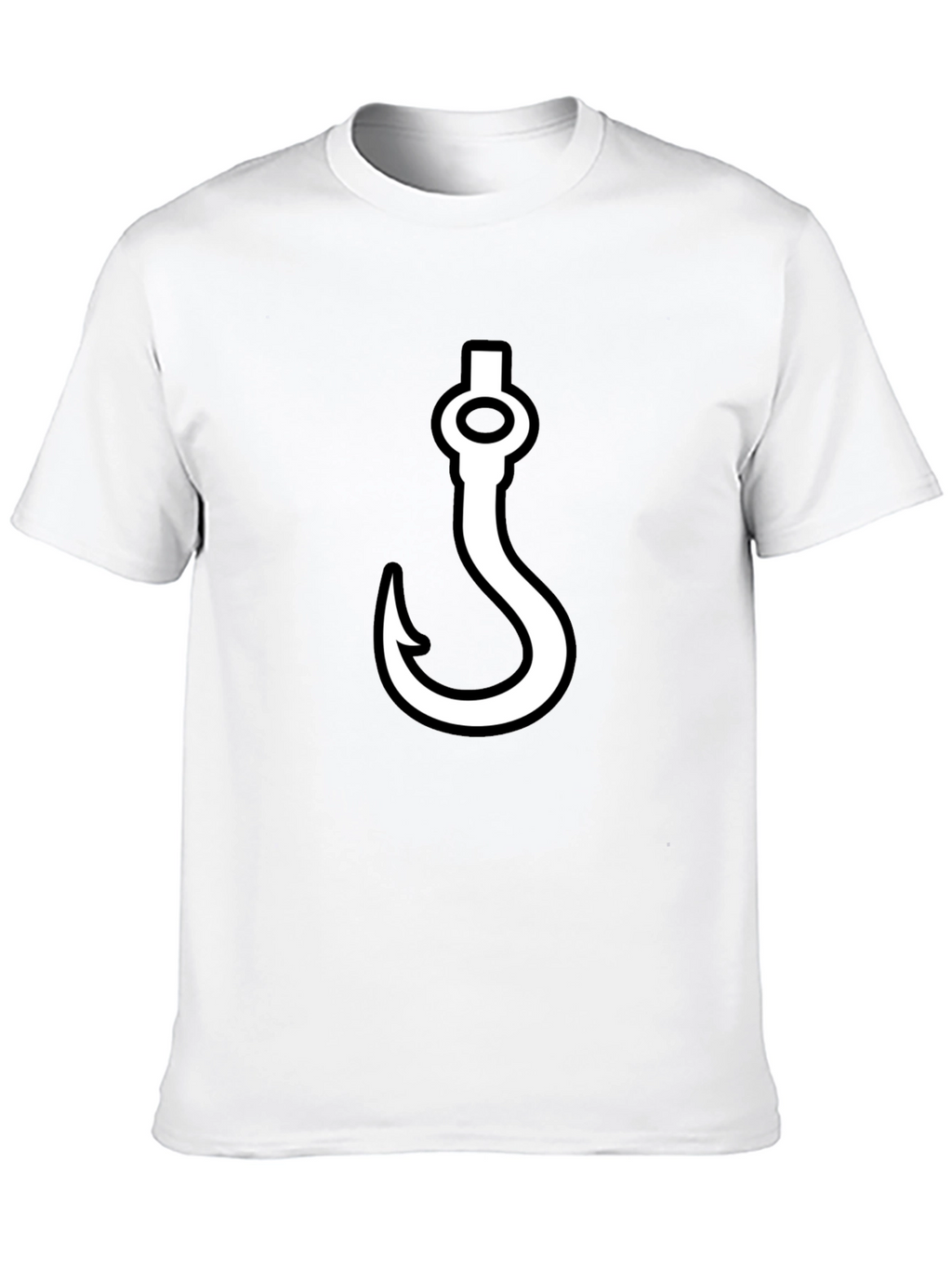 Hook Graphic T-Shirt - Black Casual Tee