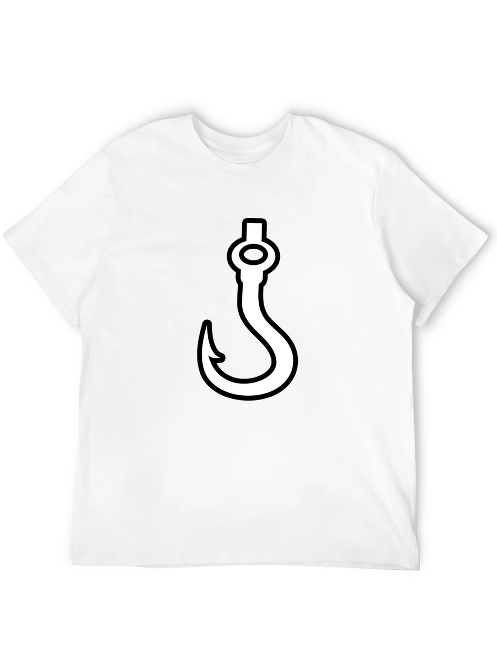 Hook Graphic T-Shirt - Black Casual Tee