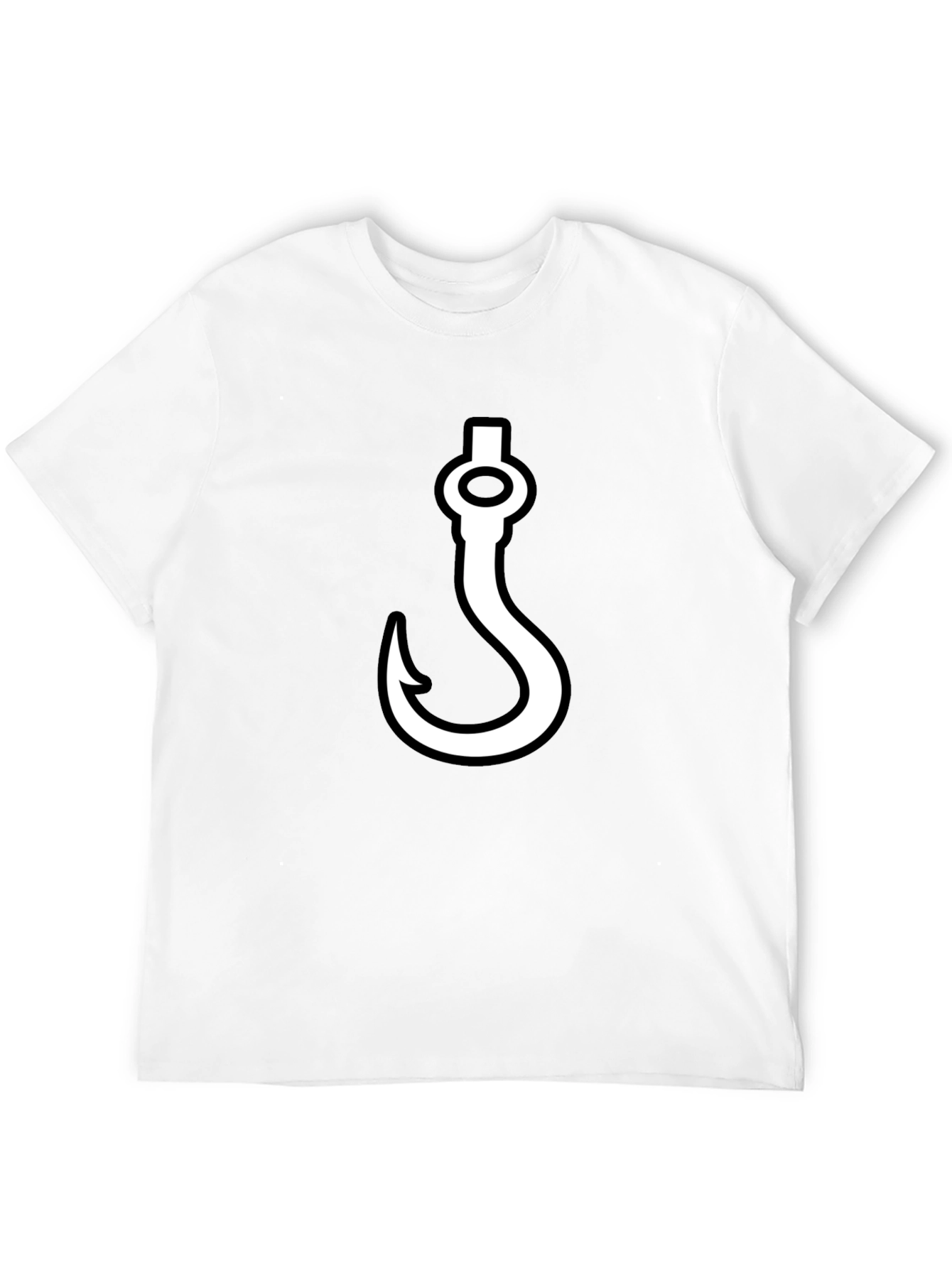 Hook Graphic T-Shirt - Black Casual Tee