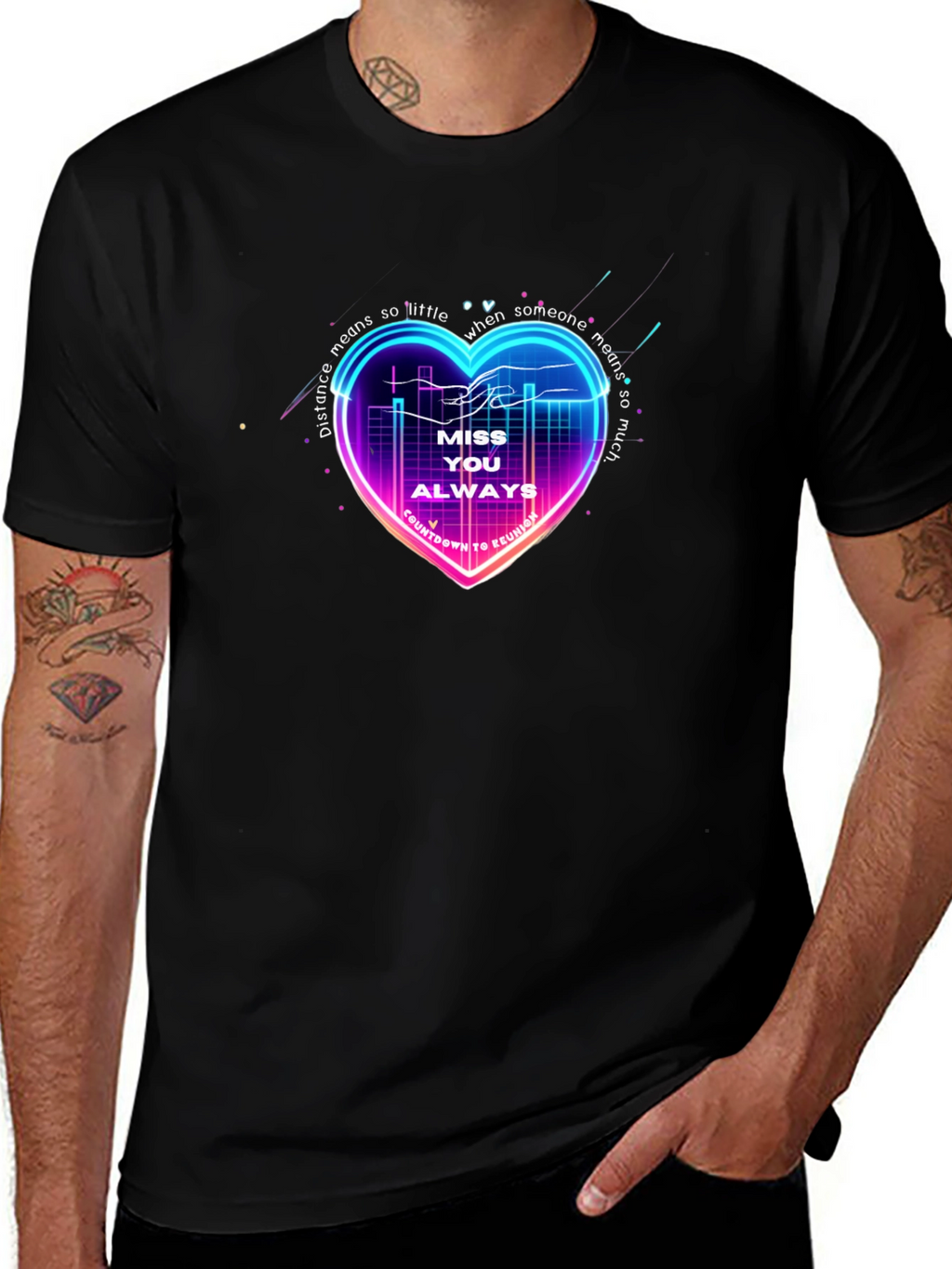 Miss You Always Heart T-Shirt