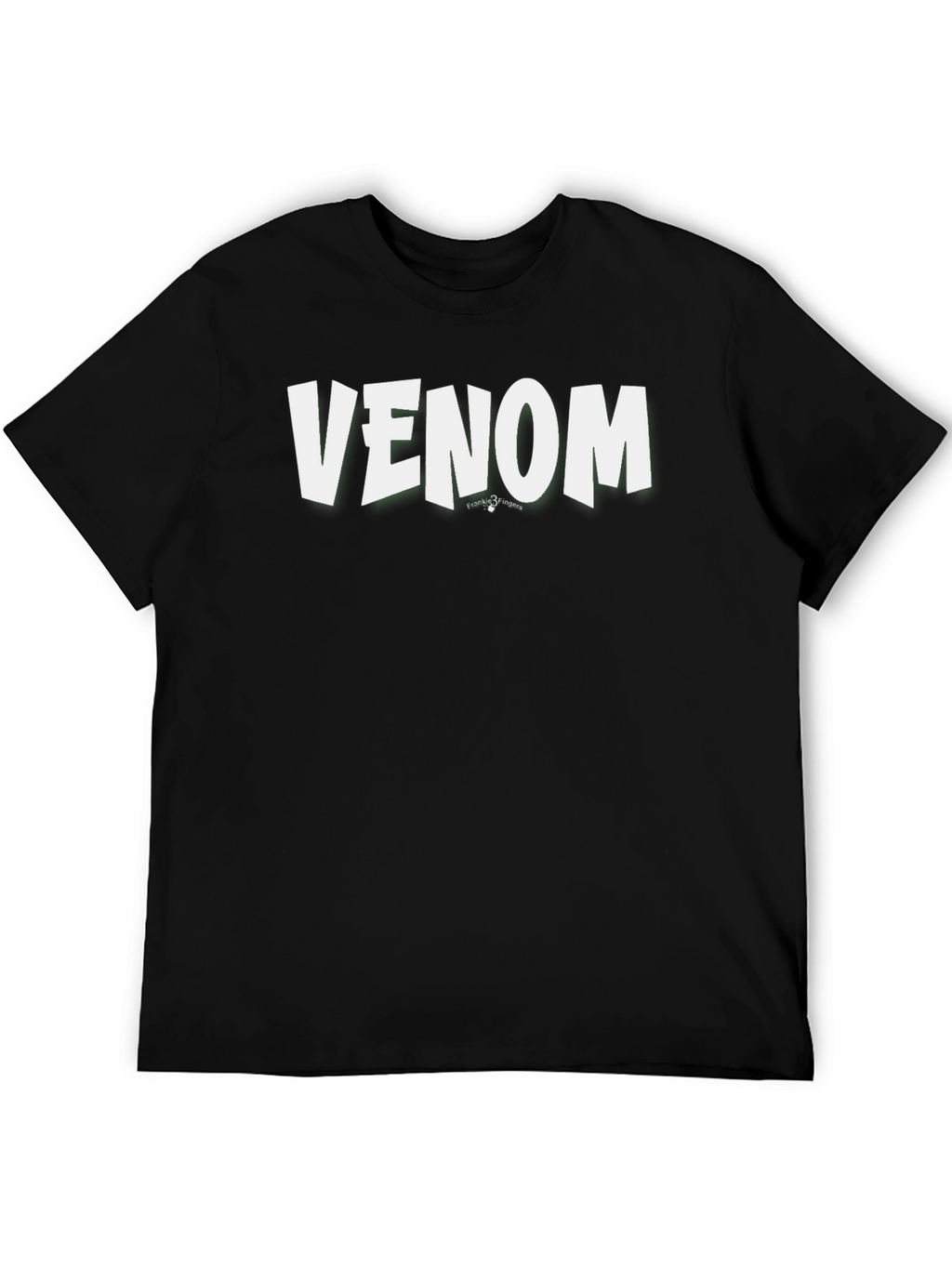 Venom Graphic Tee - Black Cotton T-Shirt