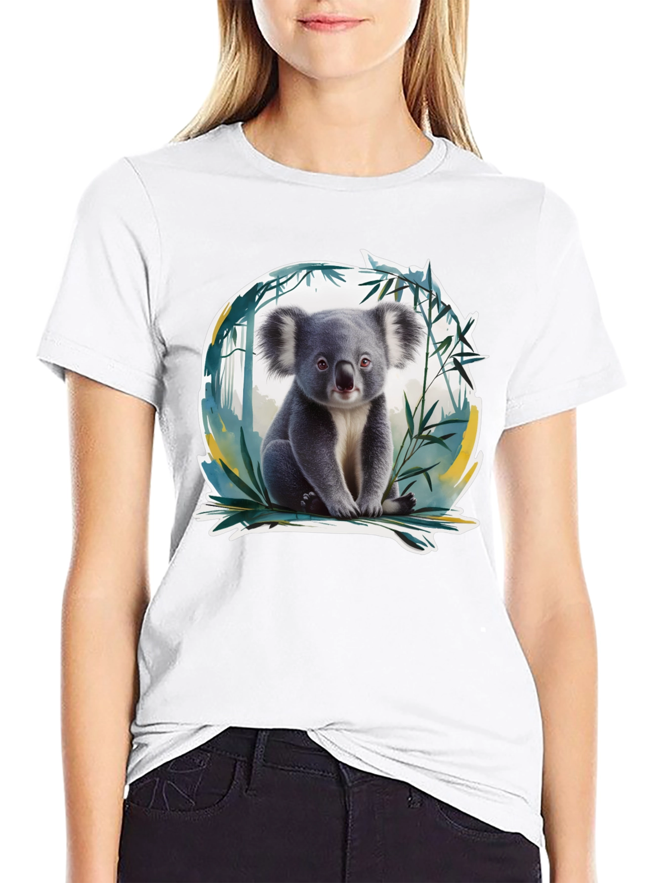 Koala Bear Graphic Tee - Soft Cotton Blend