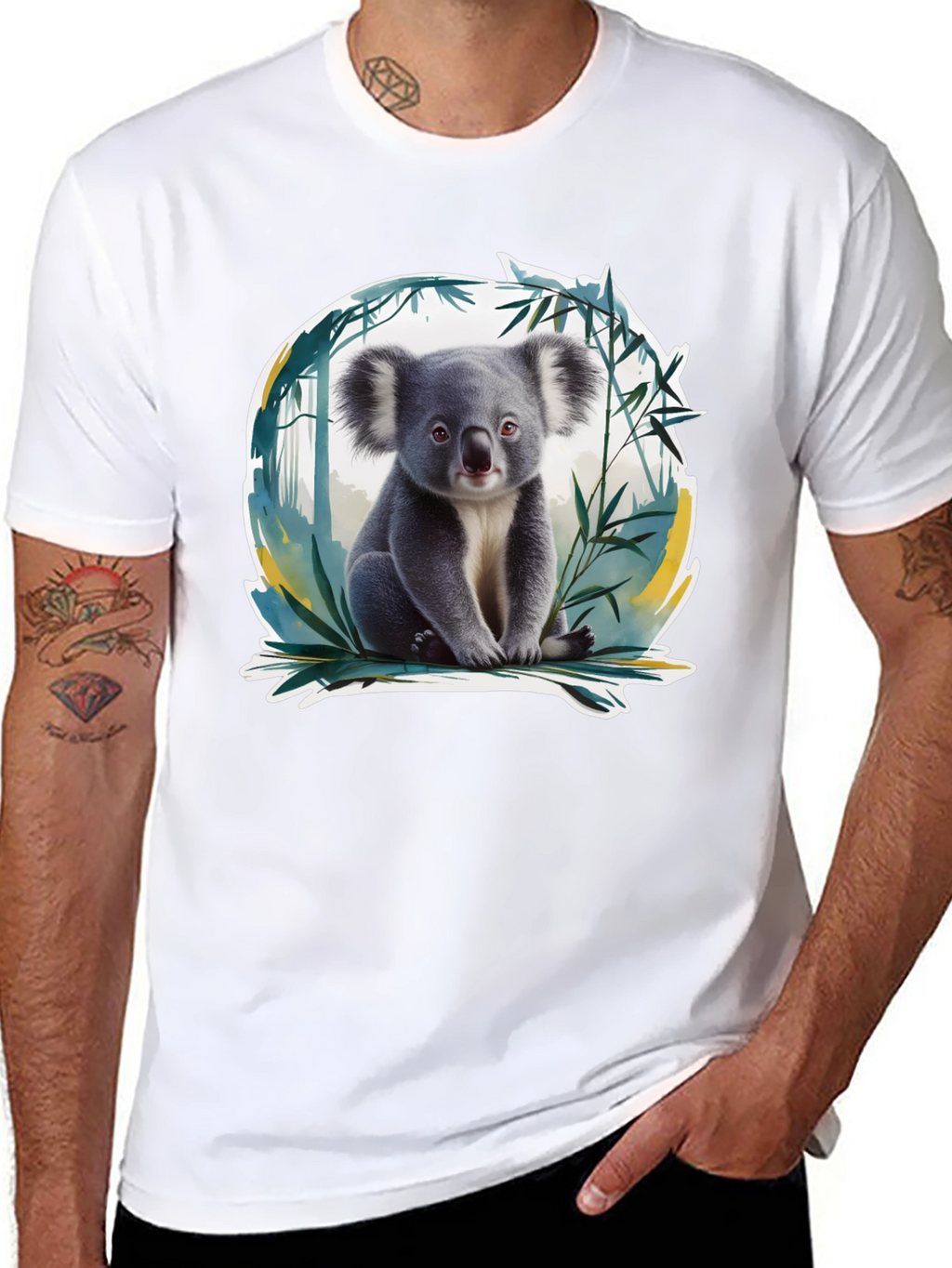 Koala Bear Graphic Tee - Soft Cotton Blend