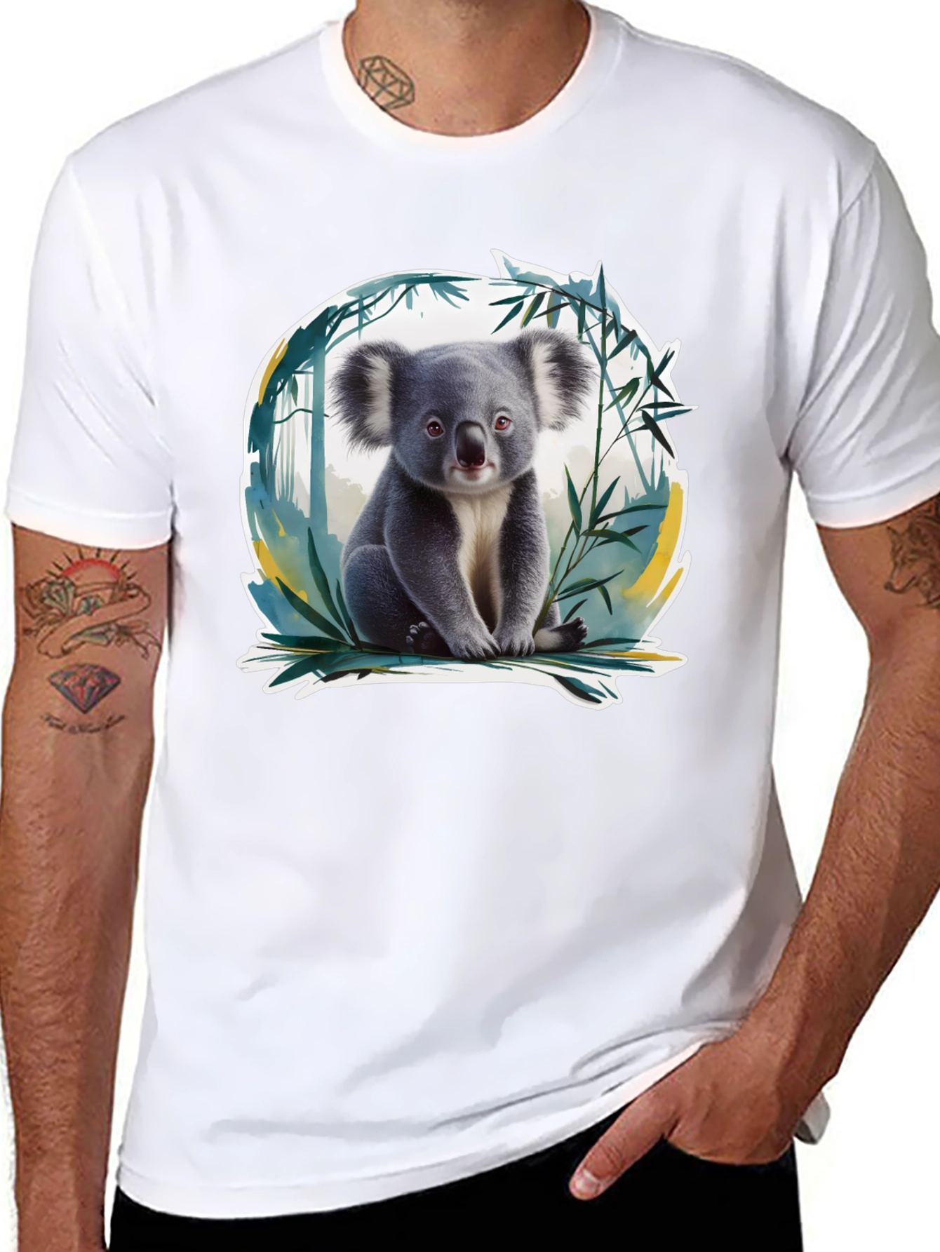 Koala Bear Graphic Tee - Soft Cotton Blend