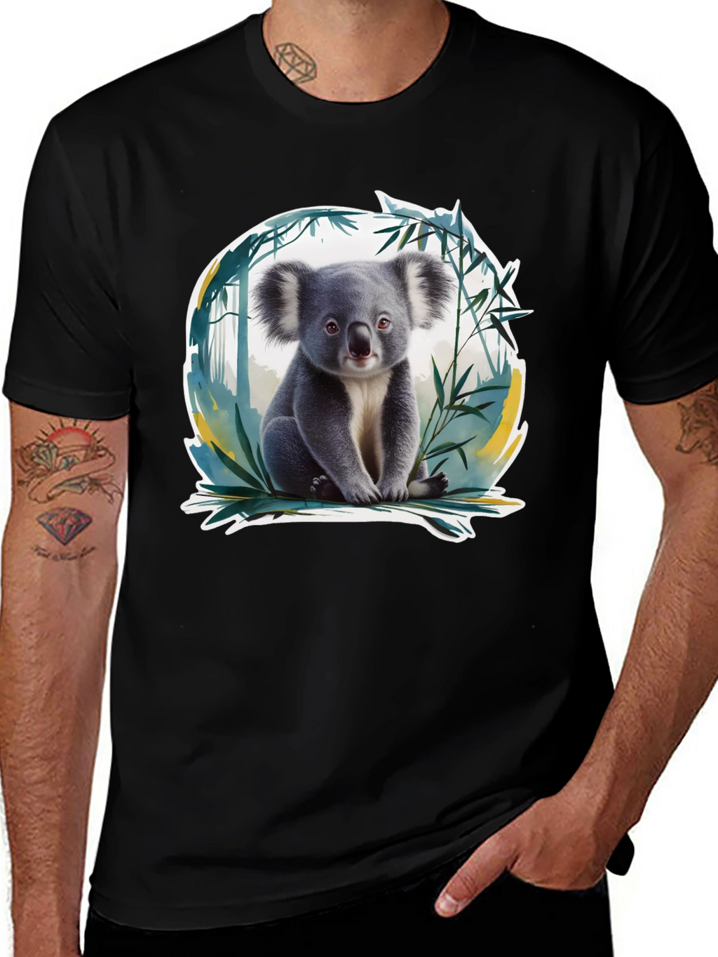 Koala Bear Graphic Tee - Soft Cotton Blend