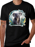 Koala Bear Graphic Tee - Soft Cotton Blend
