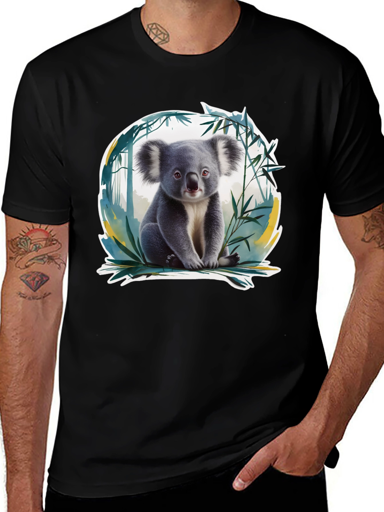 Koala Bear Graphic Tee - Soft Cotton Blend