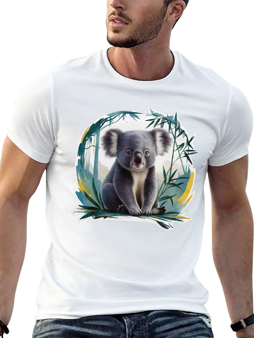 Koala Bear Graphic Tee - Soft Cotton Blend