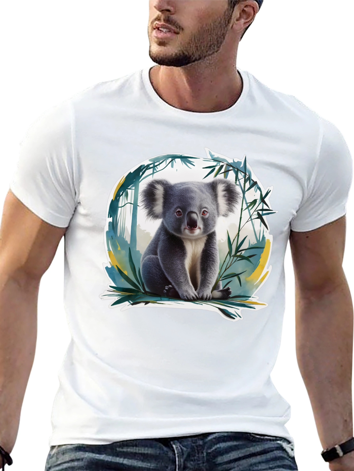 Koala Bear Graphic Tee - Soft Cotton Blend