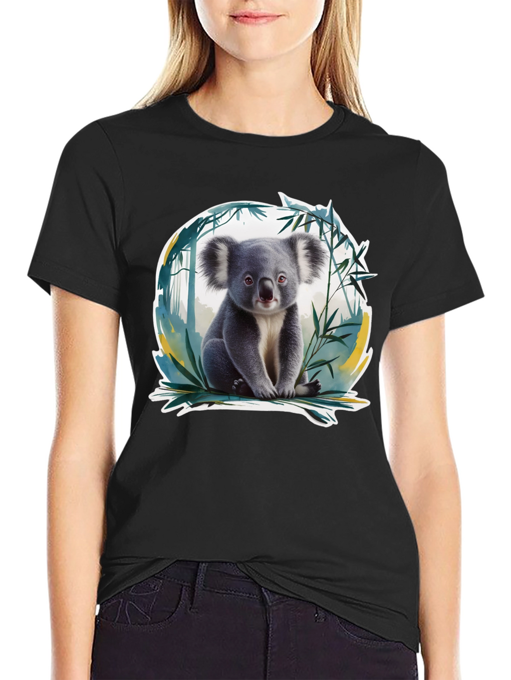 Koala Bear Graphic Tee - Soft Cotton Blend