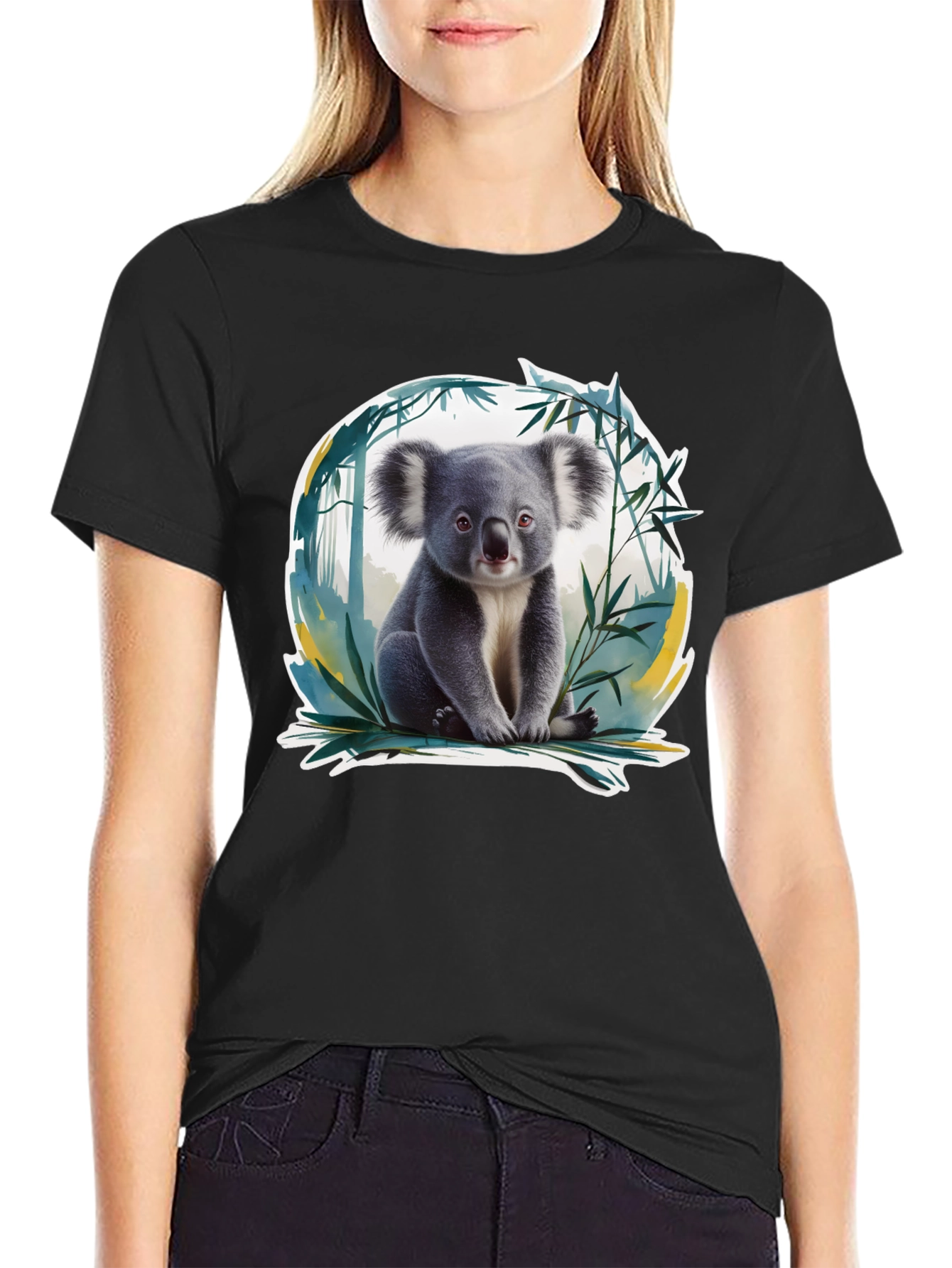 Koala Bear Graphic Tee - Soft Cotton Blend