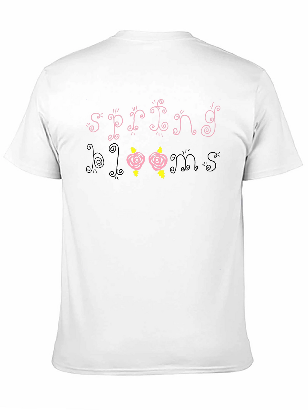 Spring Blooms Graphic Tee - Trendy Floral Design