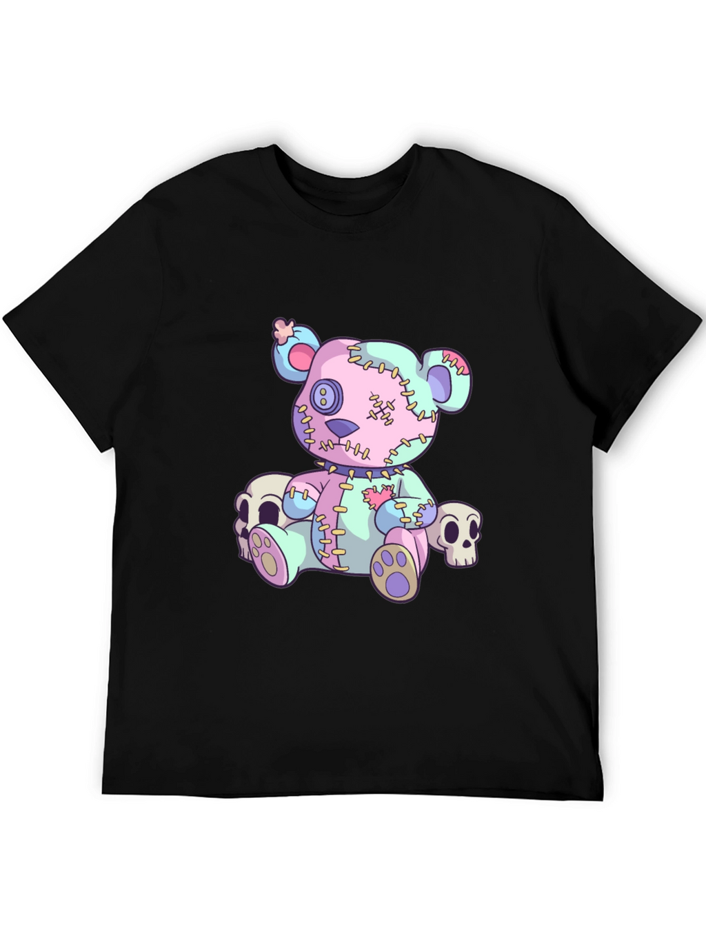 Stitched Teddy Bear Graphic Tee