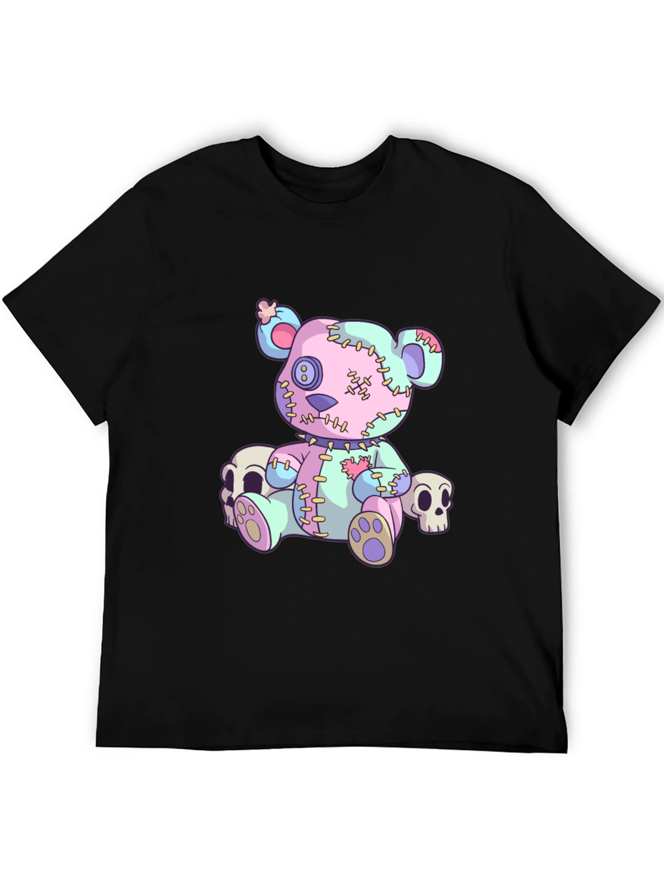 Stitched Teddy Bear Graphic Tee