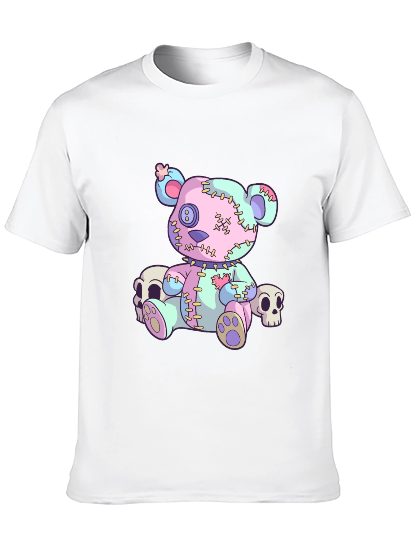Stitched Teddy Bear Graphic Tee