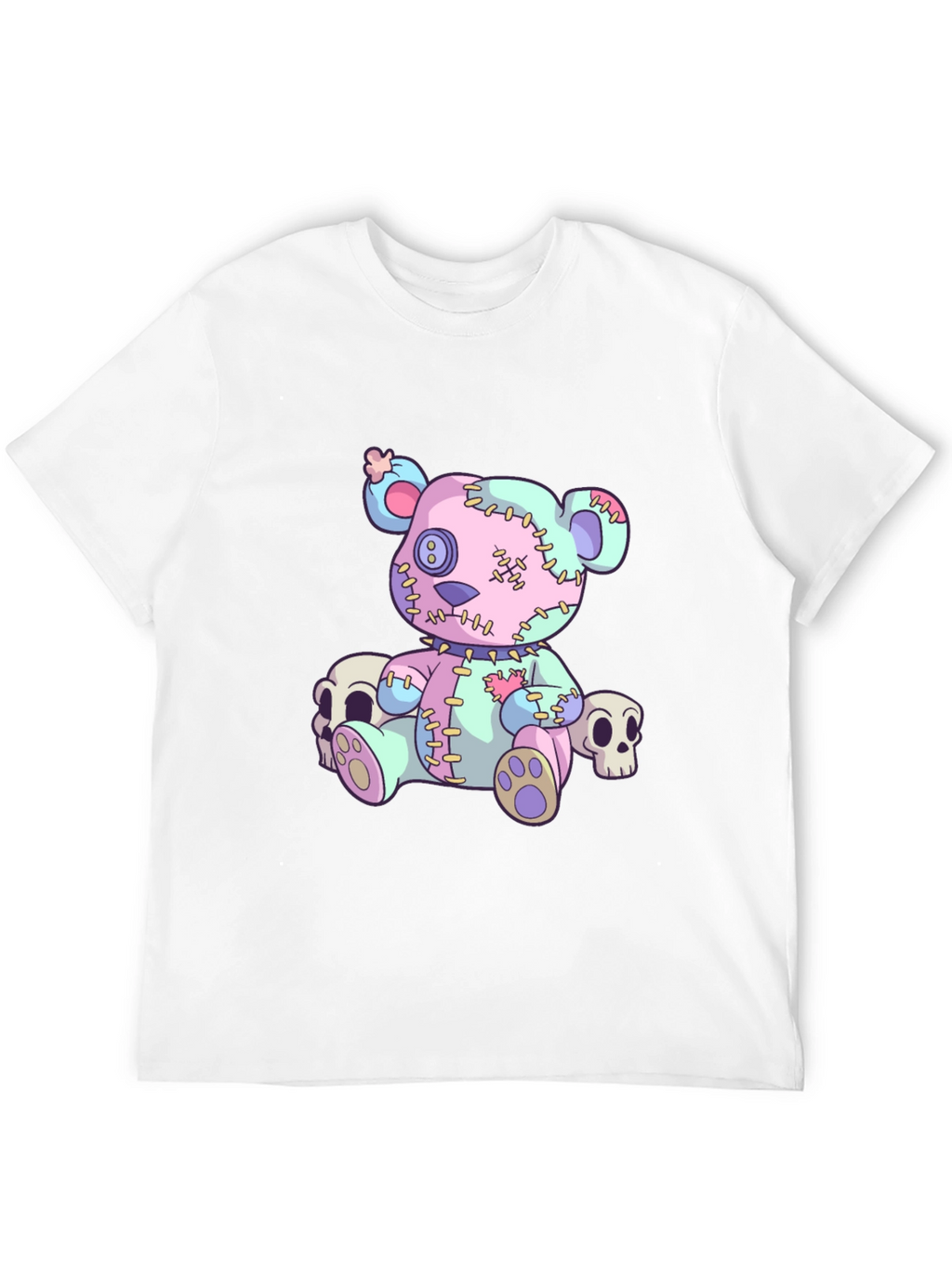 Stitched Teddy Bear Graphic Tee