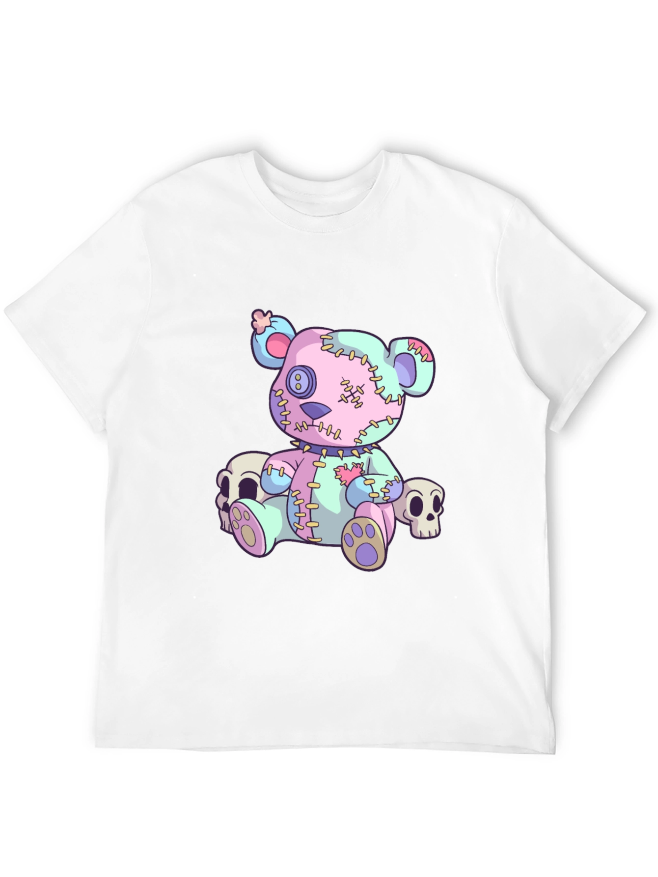 Stitched Teddy Bear Graphic Tee