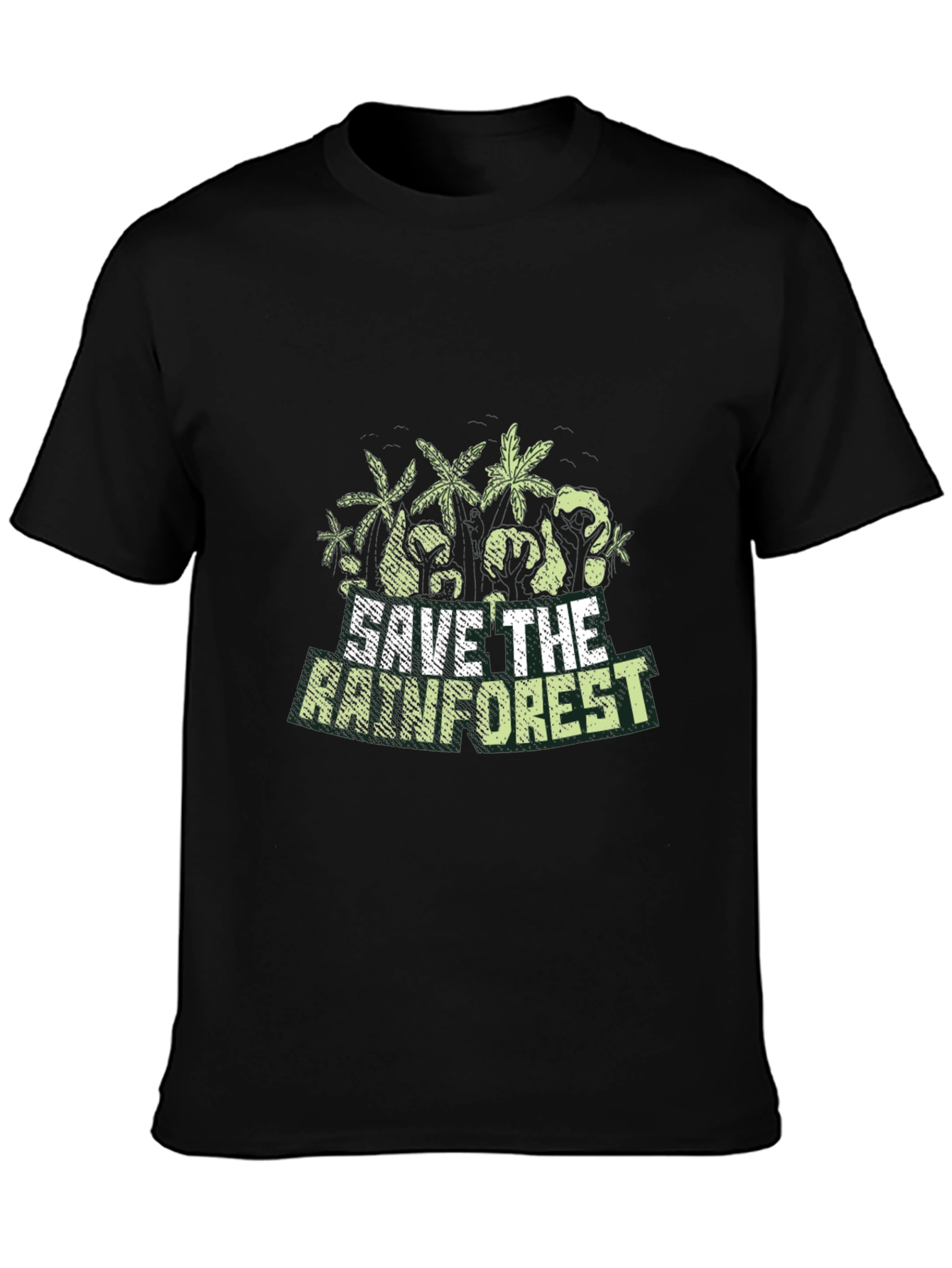 Save The Rainforest Graphic T-Shirt