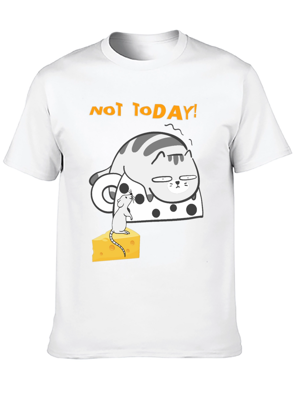 Not Today Cat T-Shirt - Funny Graphic Tee
