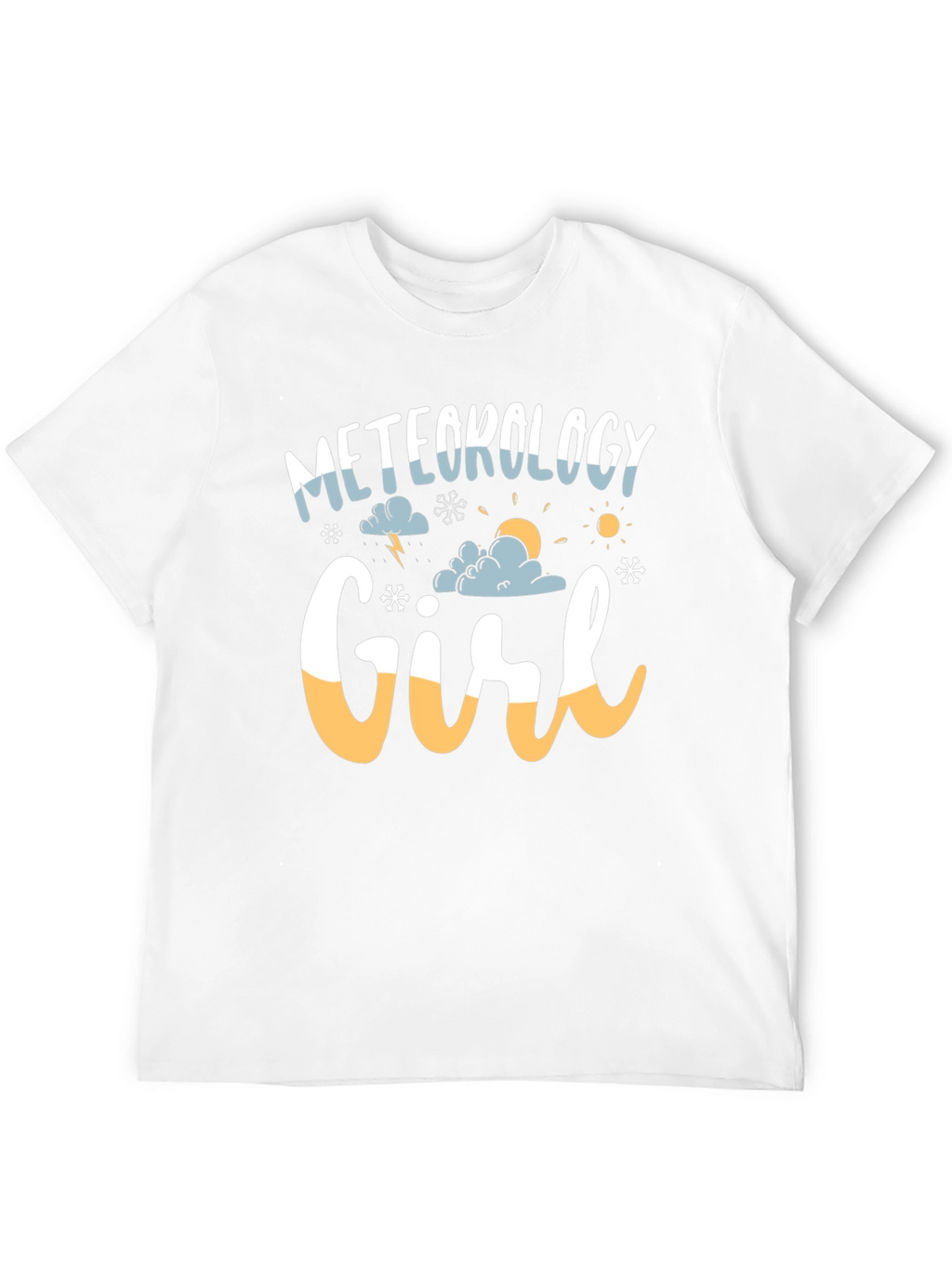 Meteorology Girl Black Graphic Tee