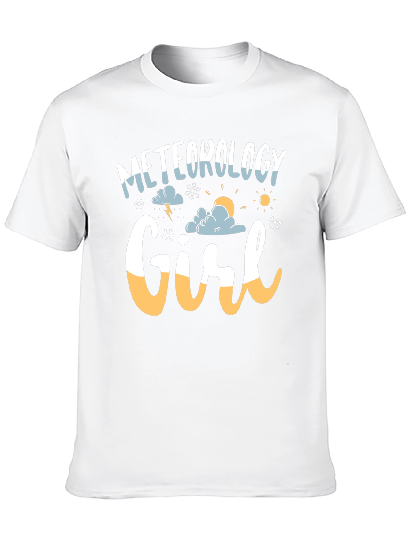 Meteorology Girl Black Graphic Tee