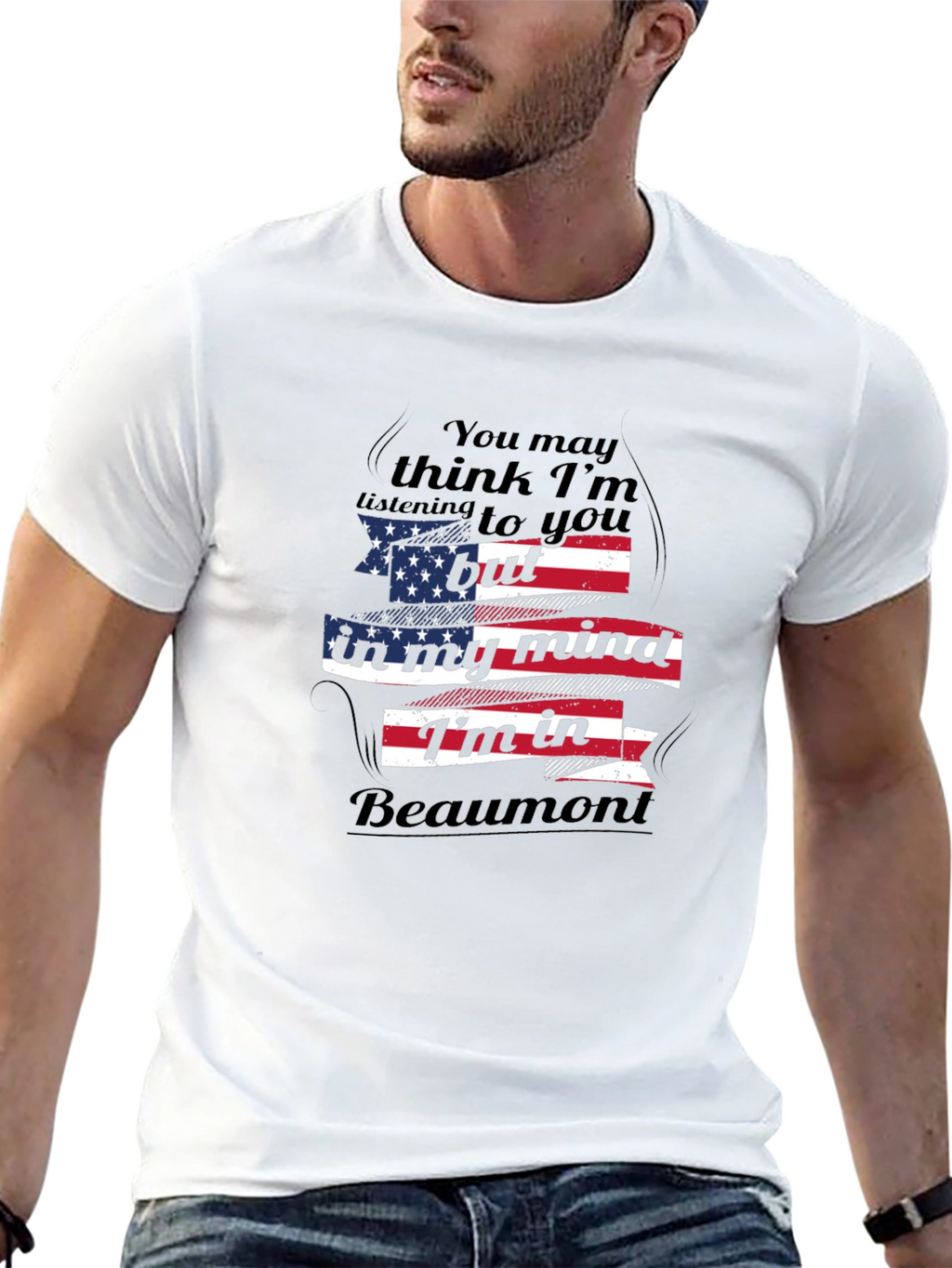 Beaumont Mind T-Shirt - American Flag Design