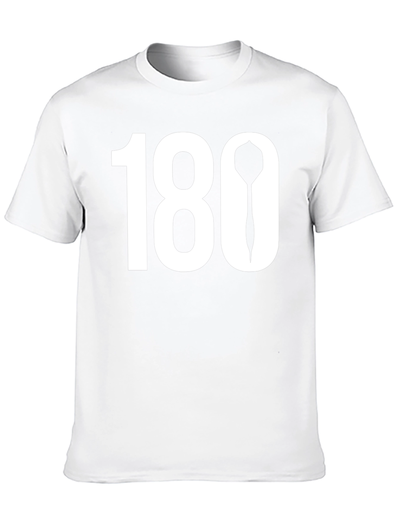 Darts 180 T-Shirt - Black Cotton Tee