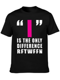 Difference T-Shirt - Funny Wordplay Graphic Tee