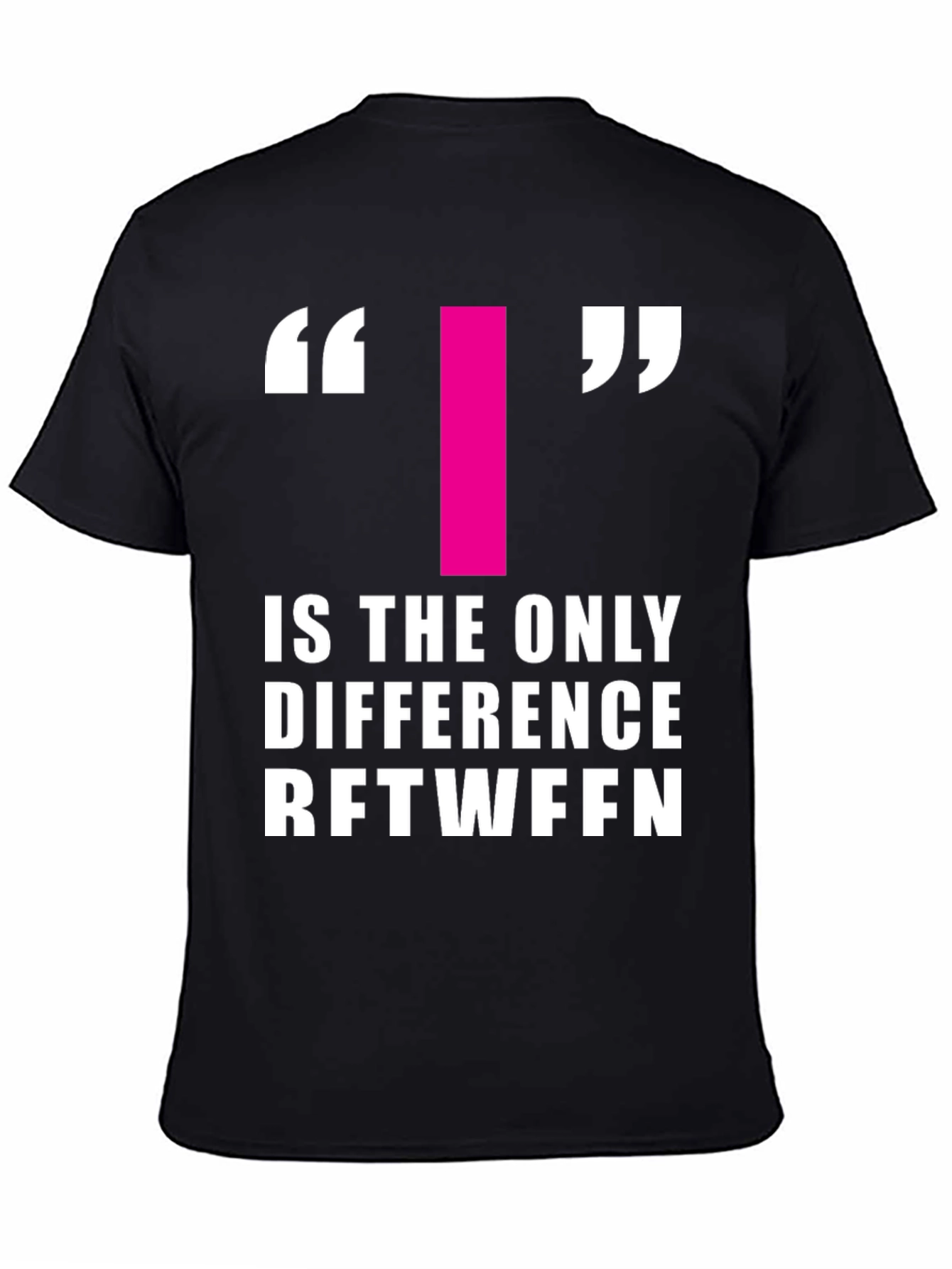 Difference T-Shirt - Funny Wordplay Graphic Tee