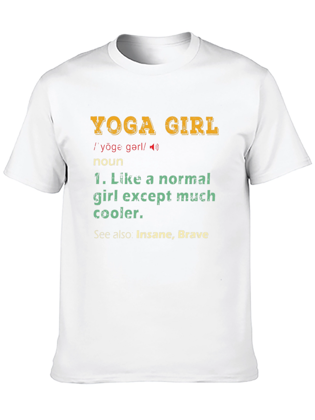 Yoga Girl Definition Graphic T-Shirt