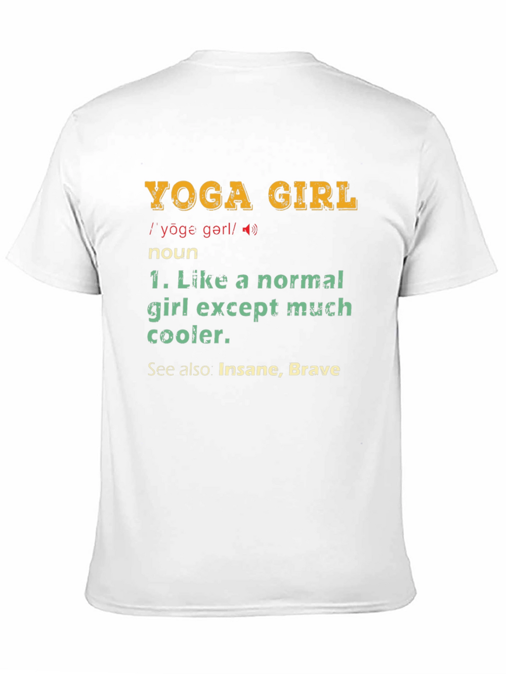 Yoga Girl Definition Graphic T-Shirt