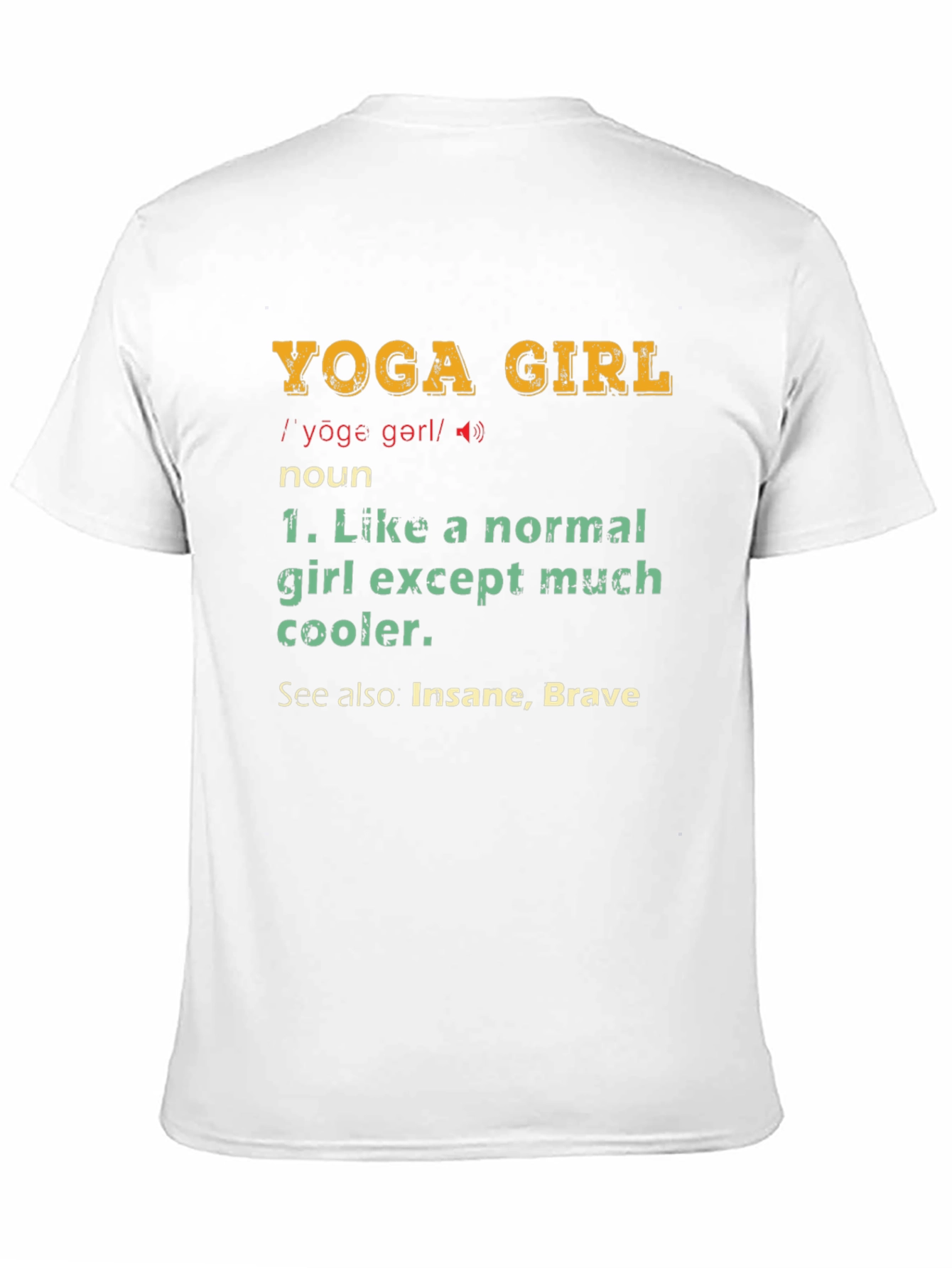 Yoga Girl Definition Graphic T-Shirt
