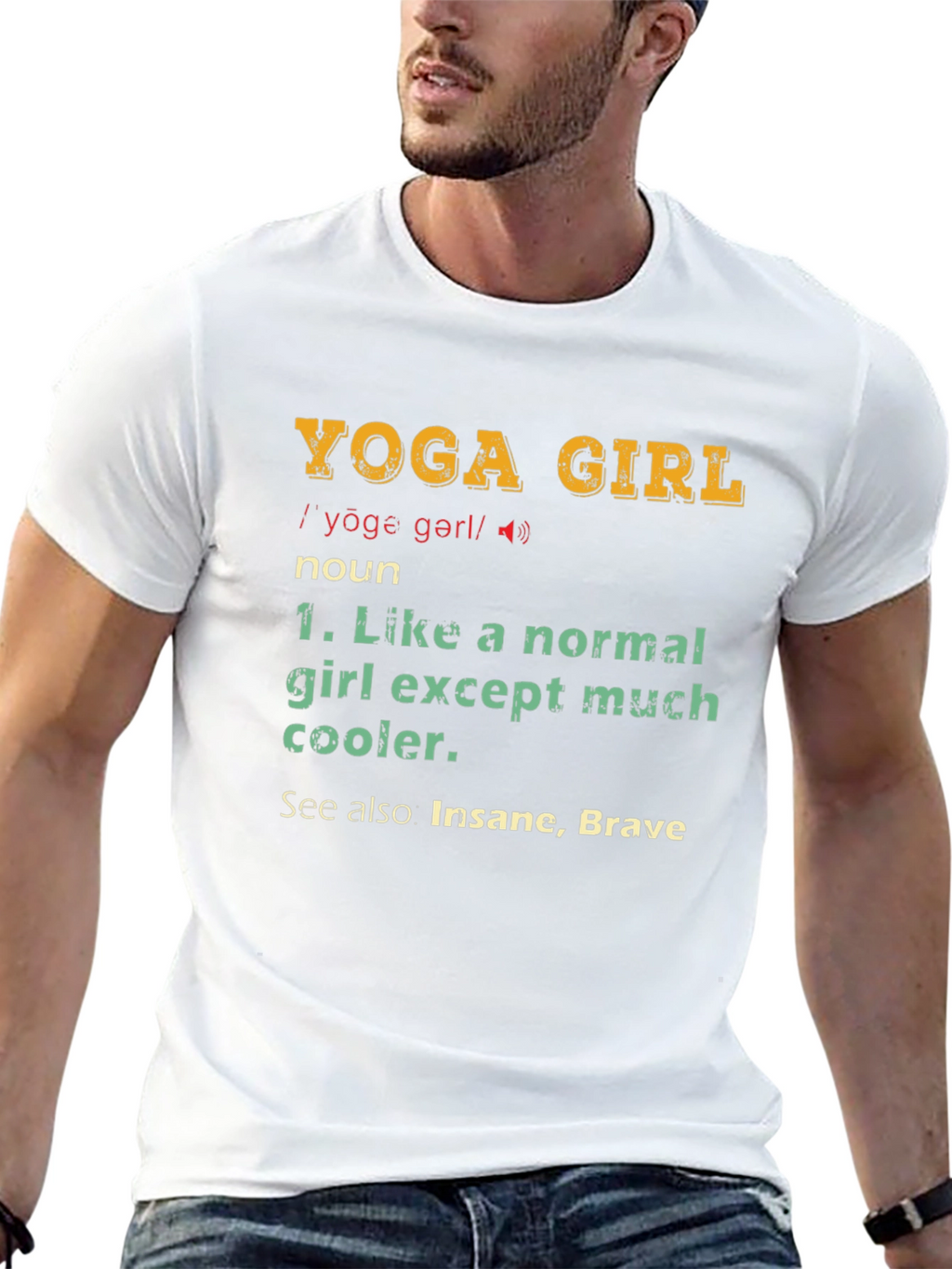 Yoga Girl Definition Graphic T-Shirt