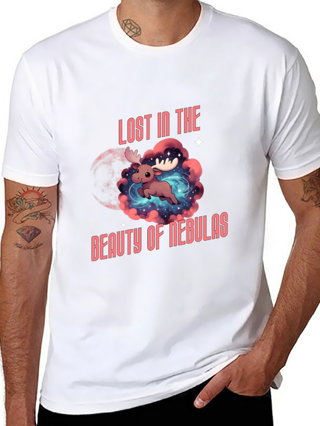 Lost in the Beauty of Nebulas T-Shirt