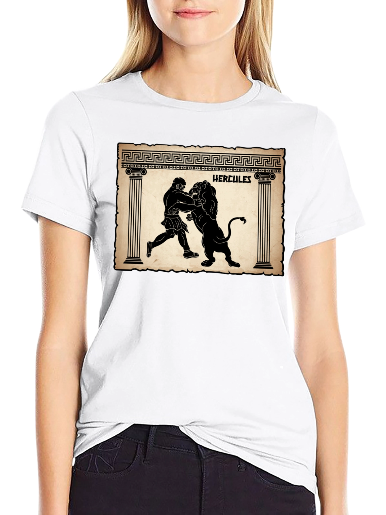 Hercules Lion Graphic T-Shirt