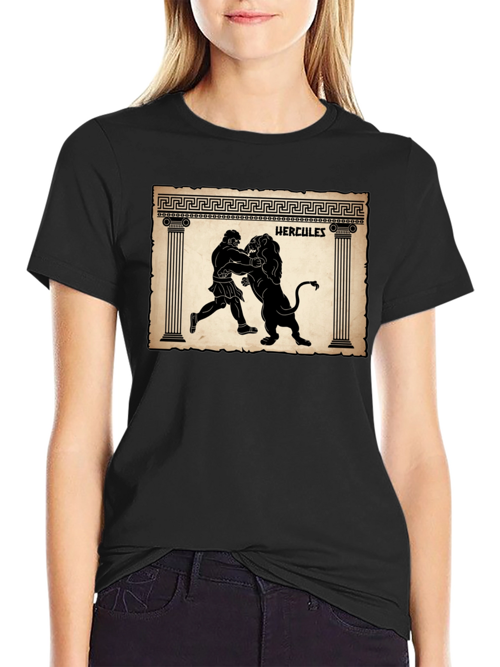 Hercules Lion Graphic T-Shirt