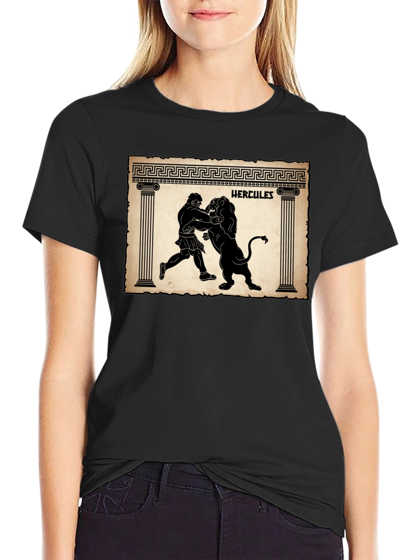 Hercules Lion Graphic T-Shirt