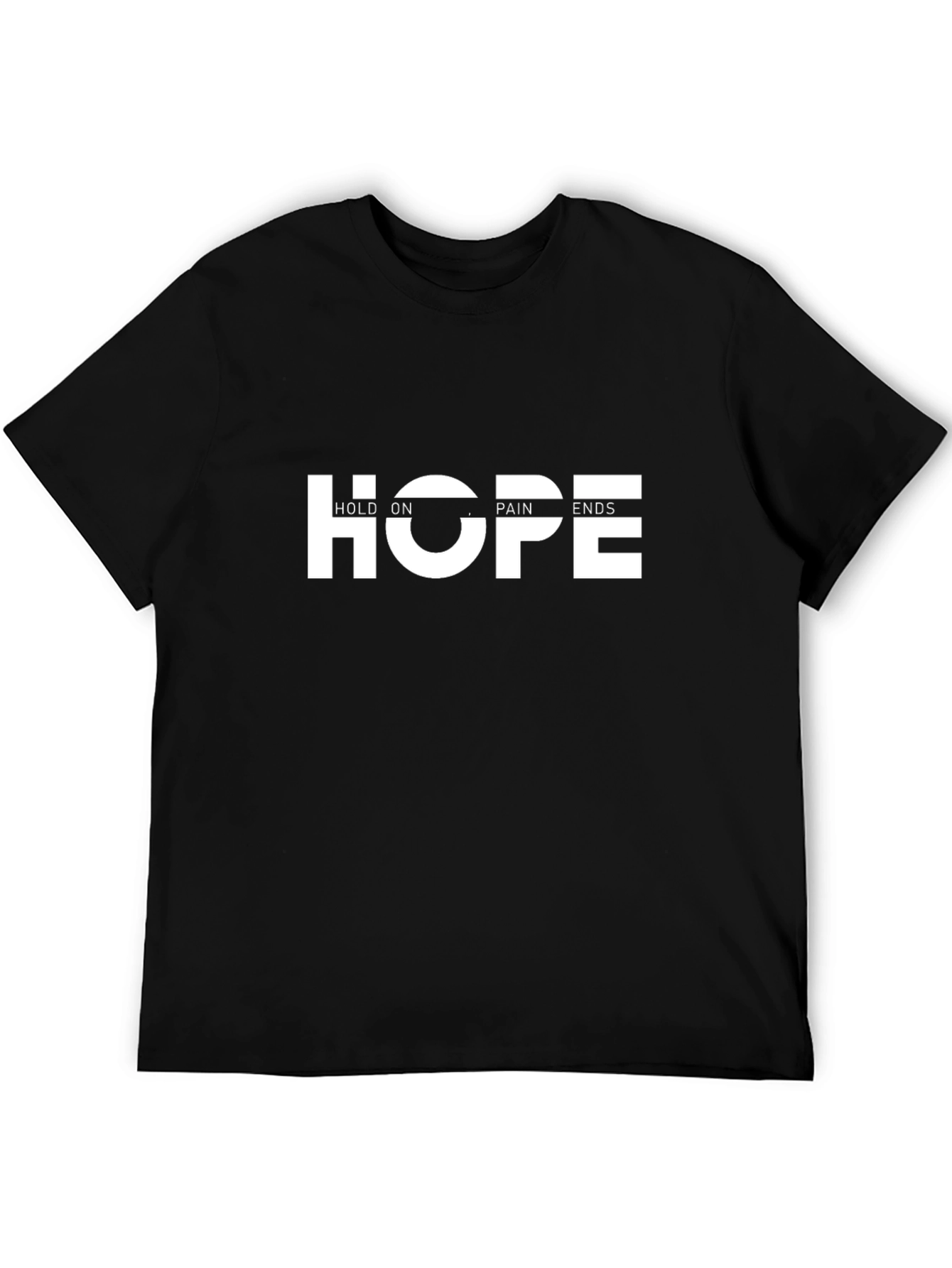 HOPE Graphic Print Black T-Shirt - Inspiring & Stylish