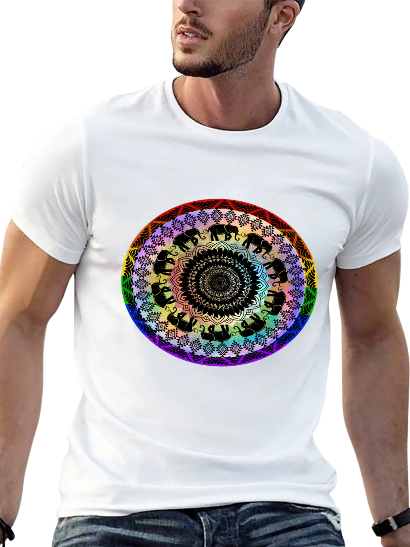 Elephant Mandala T-Shirt