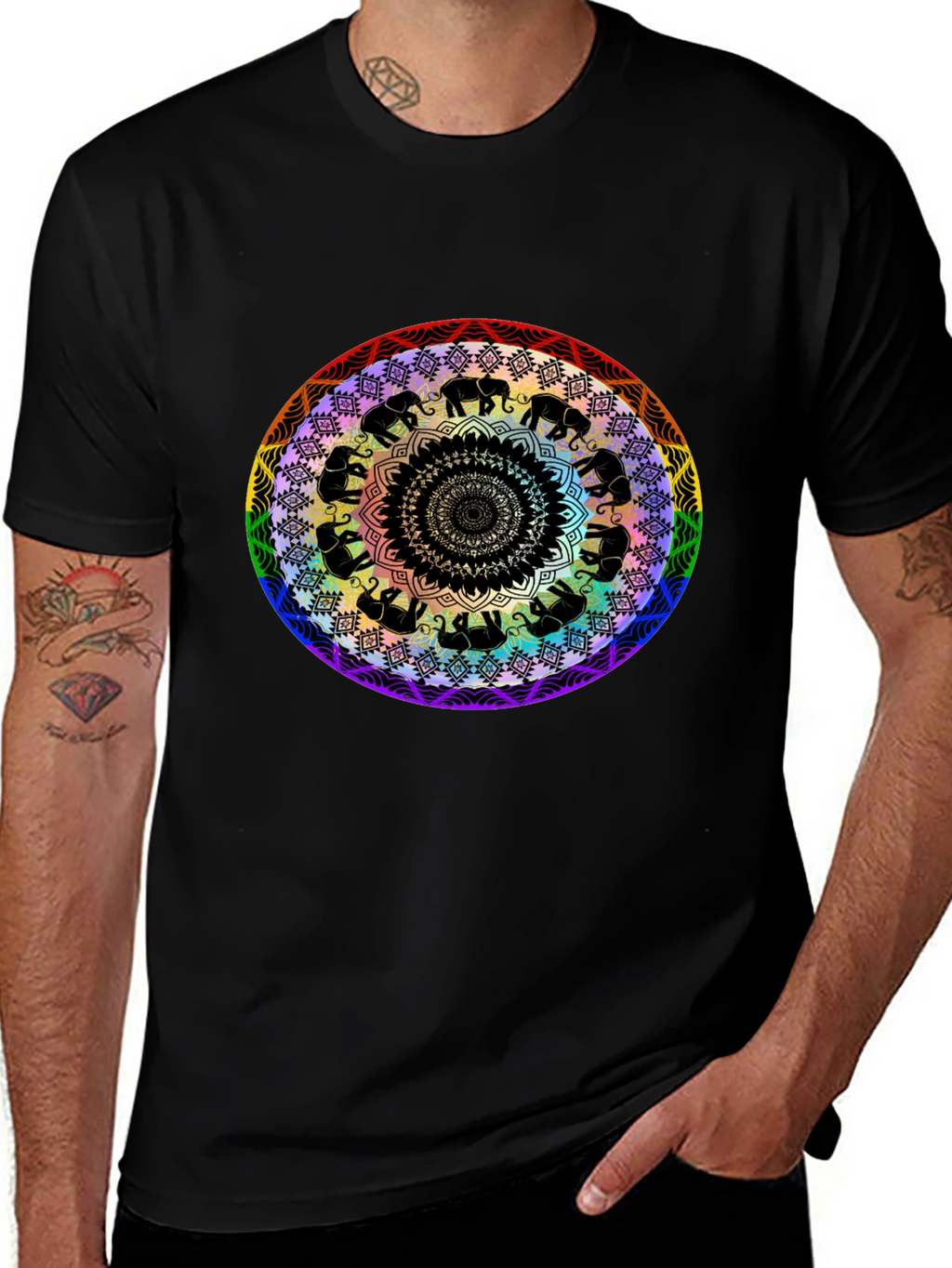 Elephant Mandala T-Shirt
