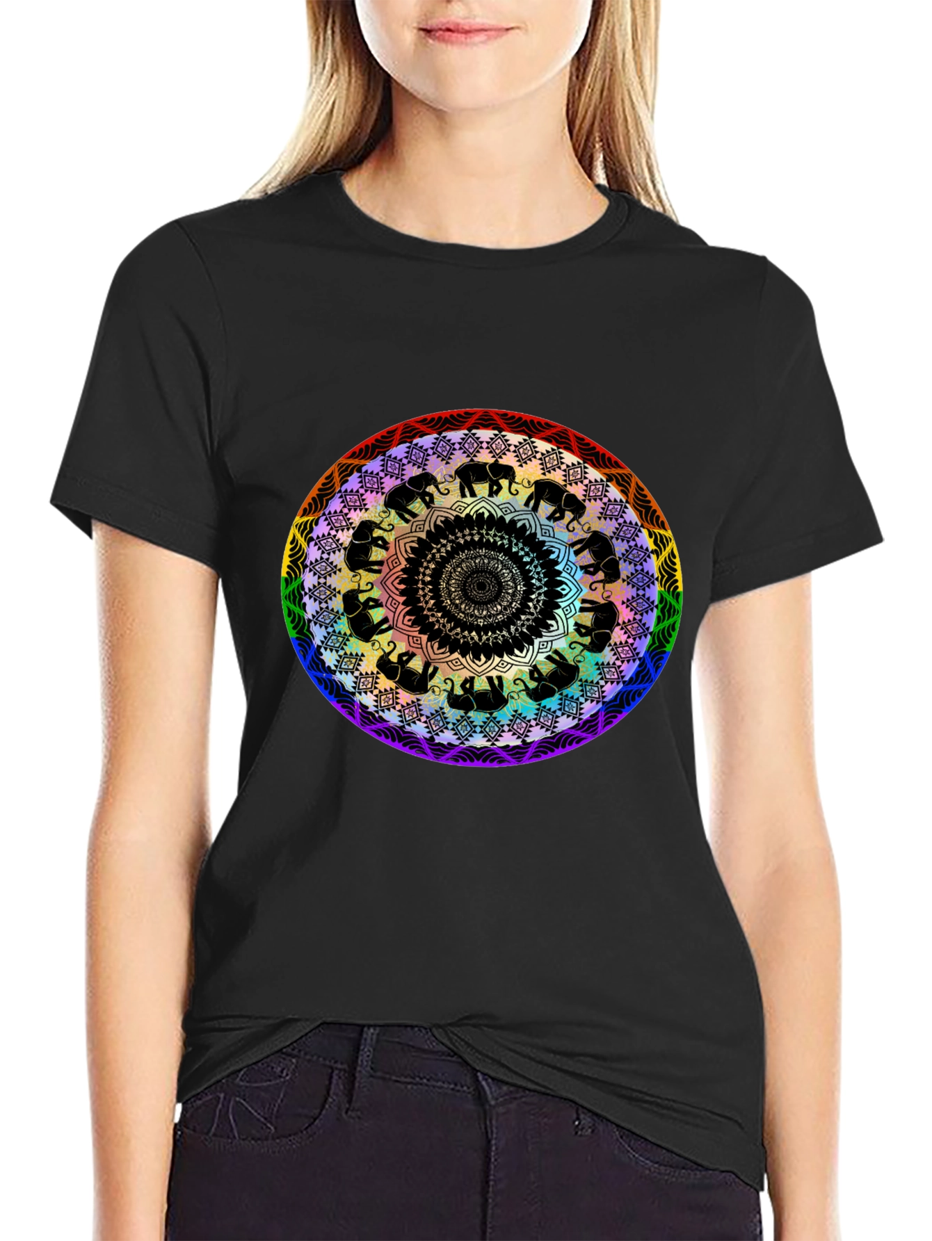 Elephant Mandala T-Shirt