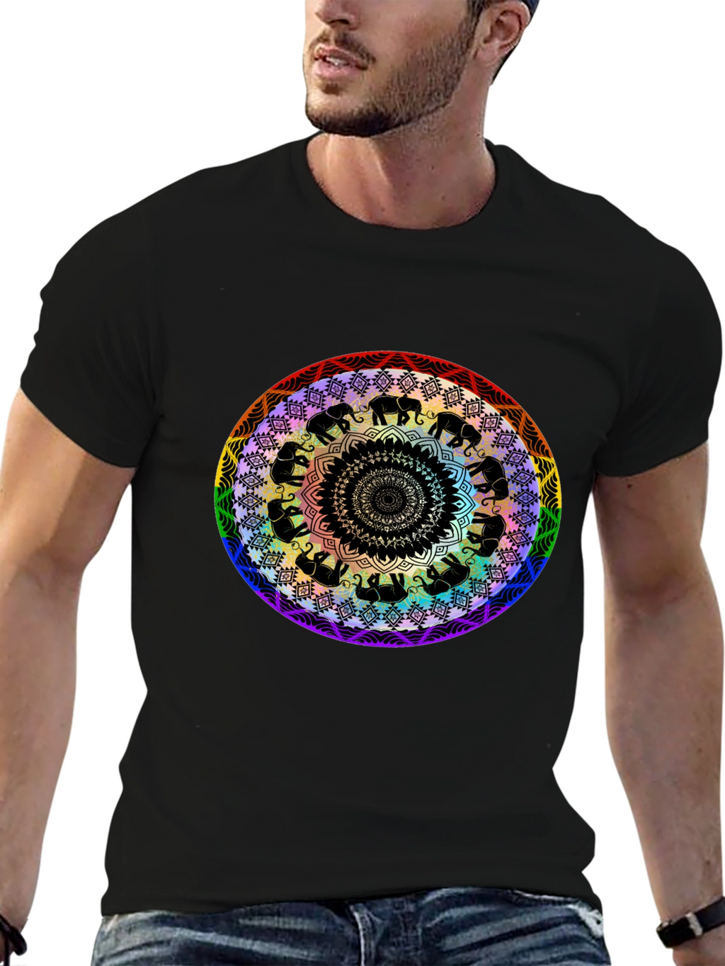 Elephant Mandala T-Shirt