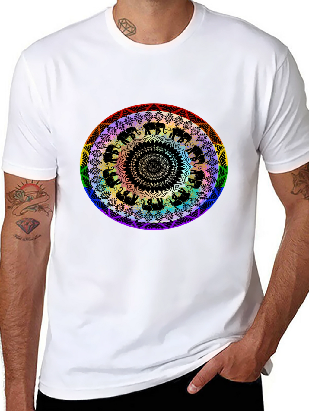Elephant Mandala T-Shirt
