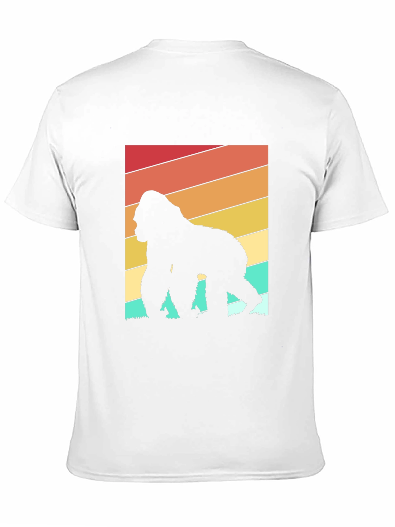 Retro Gorilla Silhouette Graphic Tee