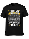 For My Son In Heaven Memorial T-Shirt