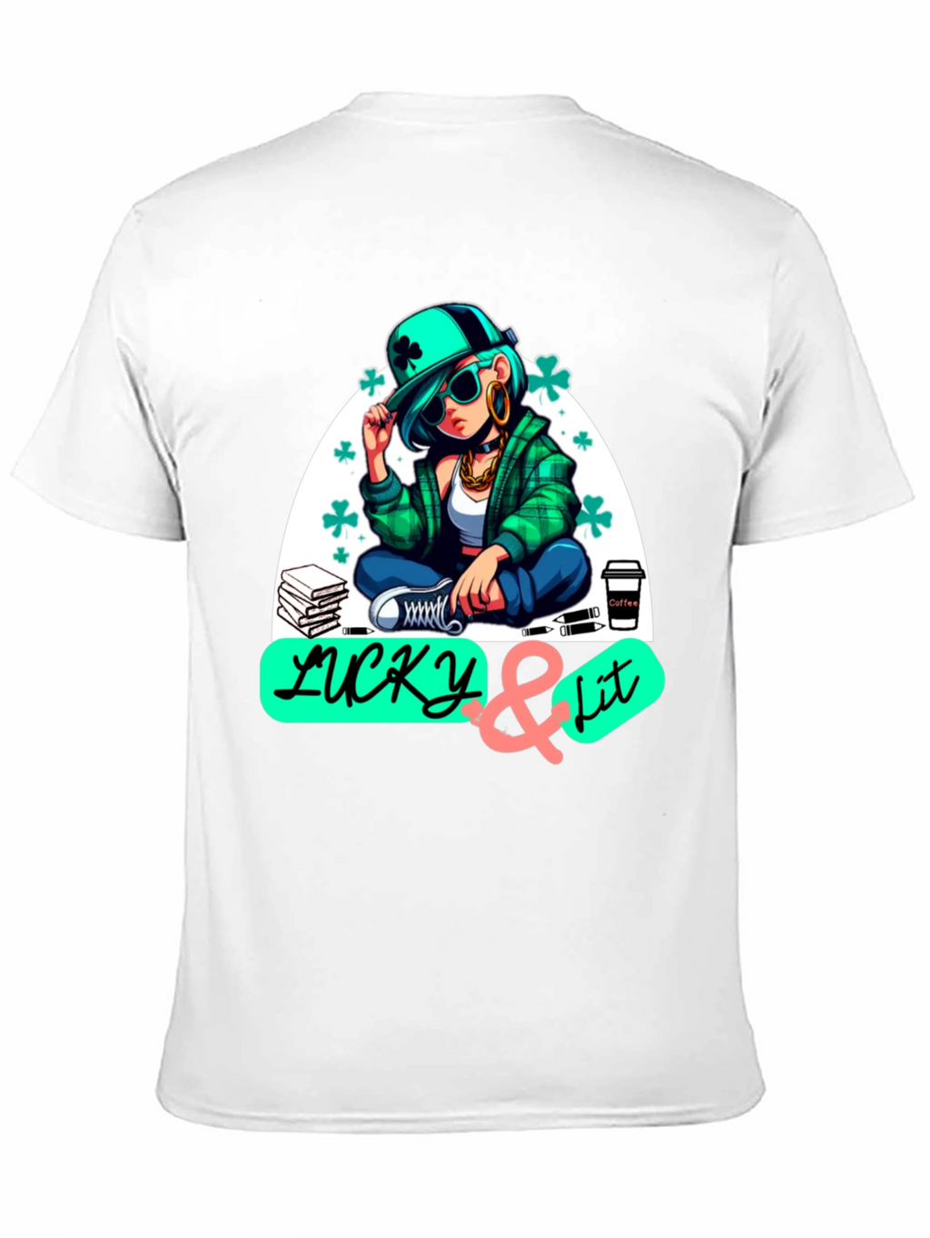 Lucky & Lit St. Patricks Day Graphic T-Shirt