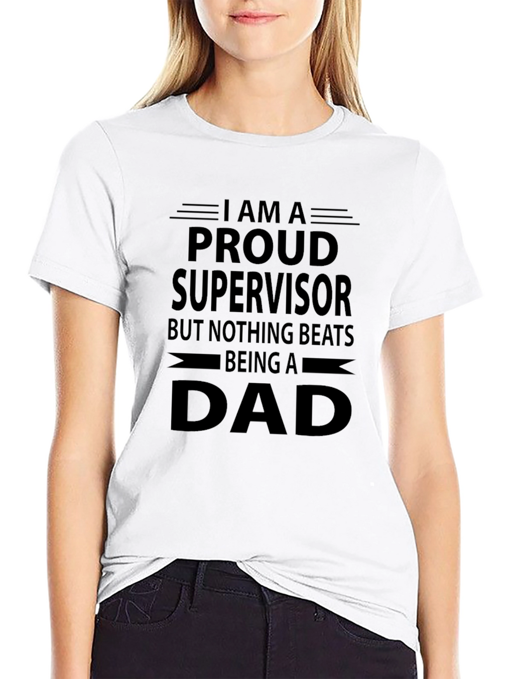 Proud Supervisor Dad Graphic T-Shirt