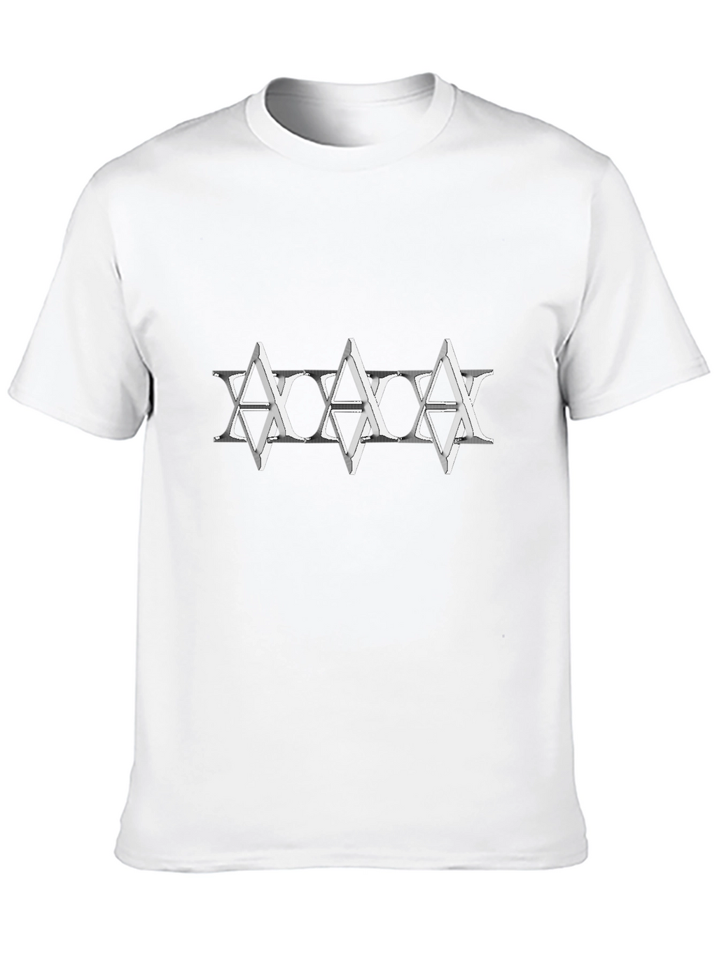Geometric Star Design T-Shirt